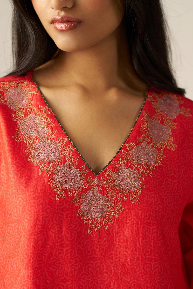 Bittersweet Red Sherni Print Co-ord Set - Image 4