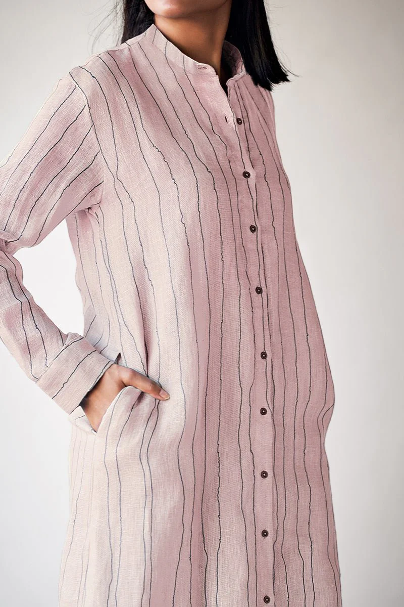 Mushroom Cream Linen Co-ord Set - Image 4