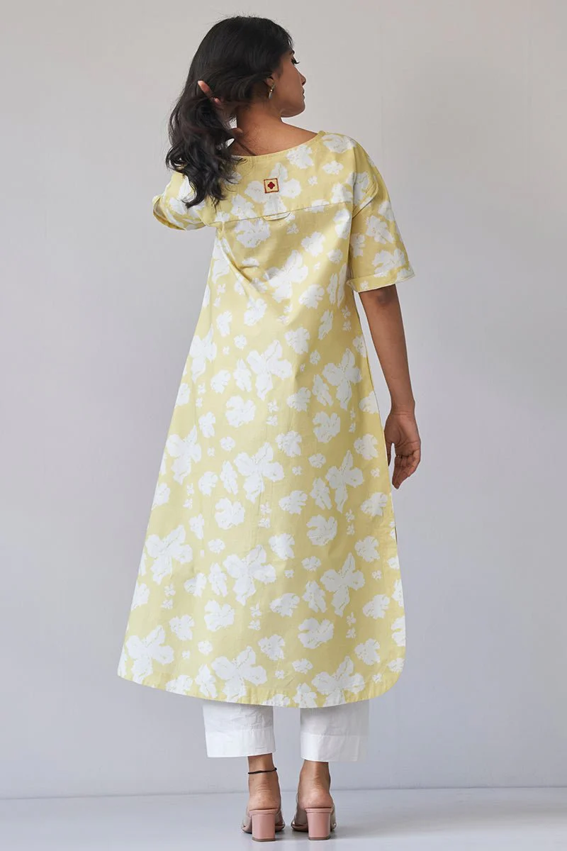 Muted Lime and White Cotton Co-ord Set - Image 5