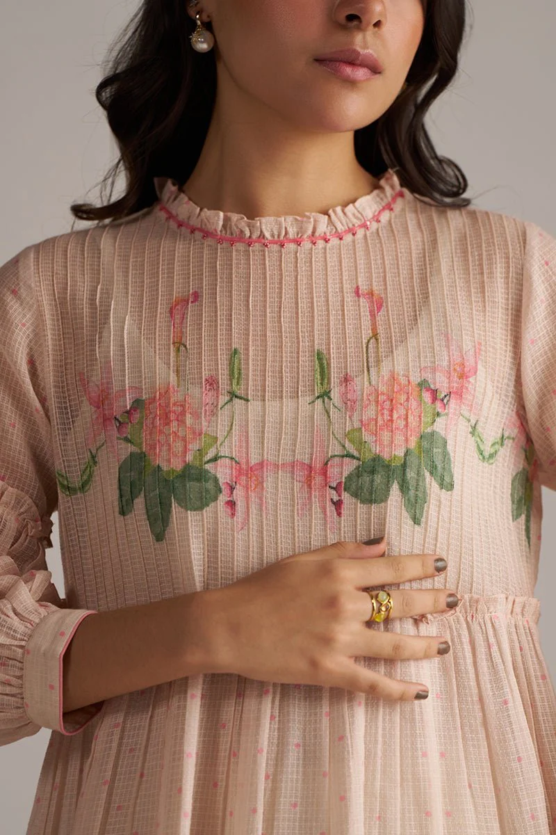 Peach Dust Kota Co-ord Set - Image 5
