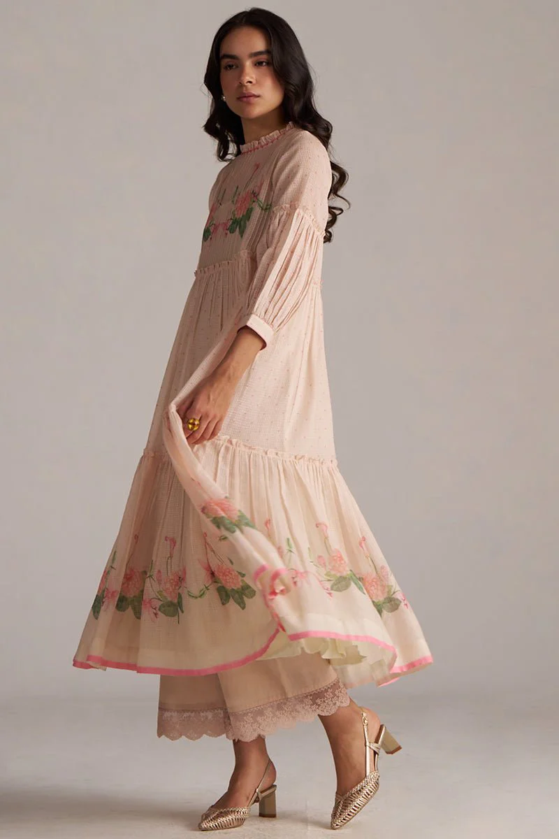 Peach Dust Kota Co-ord Set - Image 7