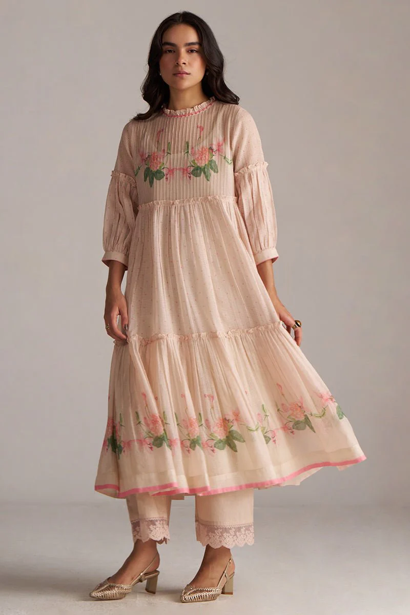 Peach Dust Kota Co-ord Set - Image 8