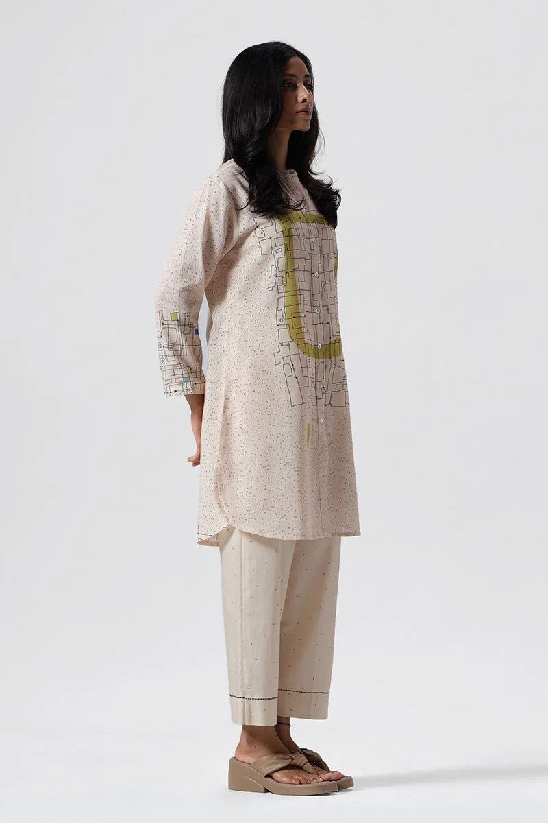 Pearled Ivory Cotton Linen Co-ord Set - Image 6