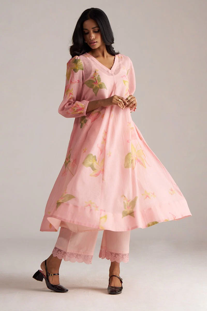 Powder Pink Kota Co-ord Set - Image 4