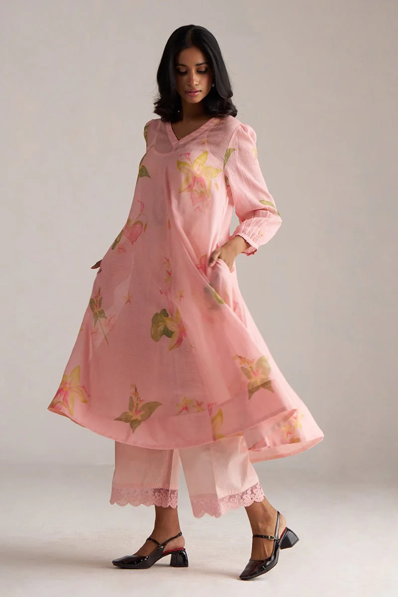 Powder Pink Kota Co-ord Set - Image 7