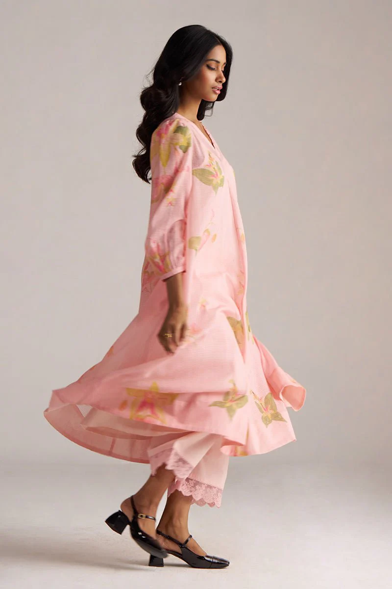 Powder Pink Kota Co-ord Set - Image 8